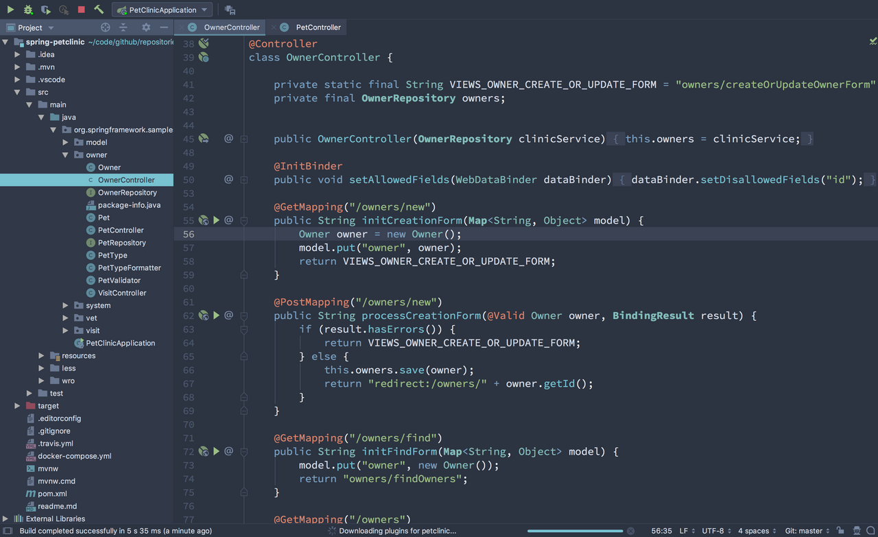 Проект java spring